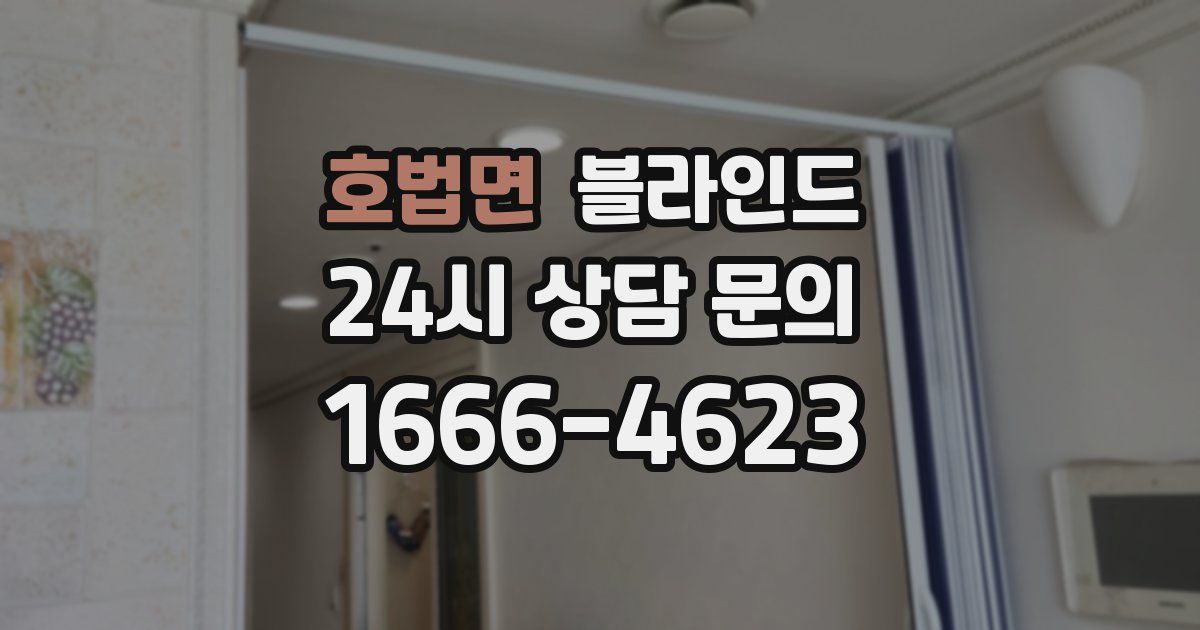 호법면 블라인드