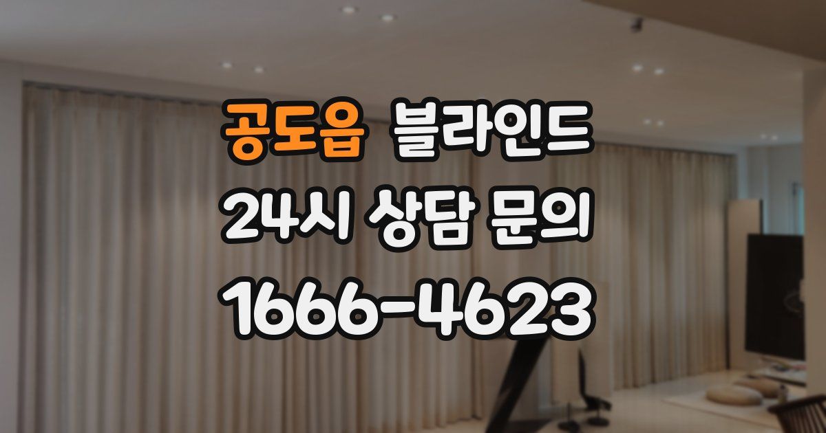 공도읍 블라인드
