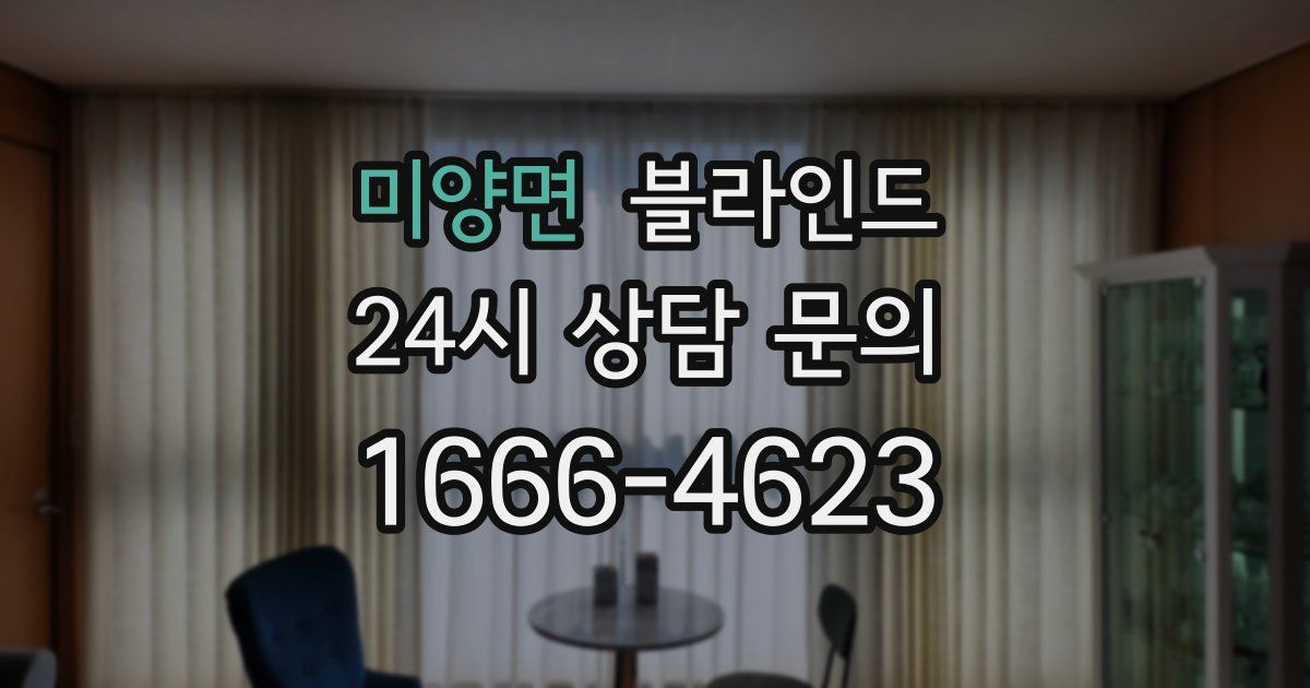 미양면 블라인드