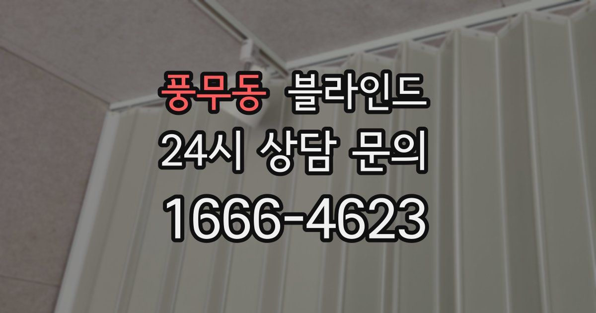 풍무동 블라인드