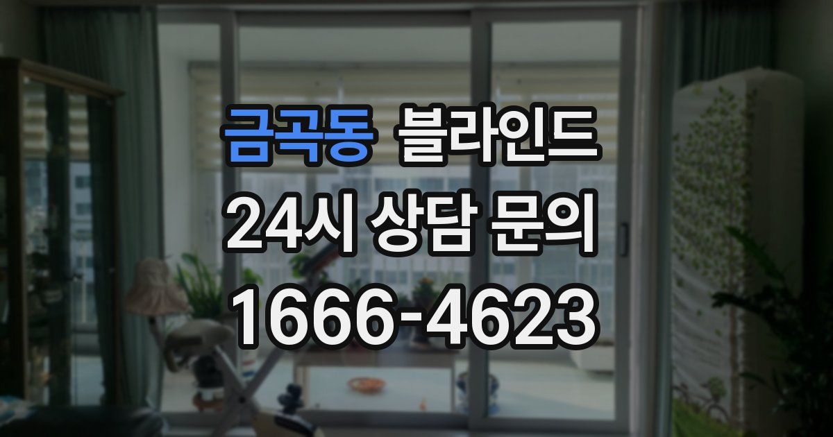 금곡동 블라인드