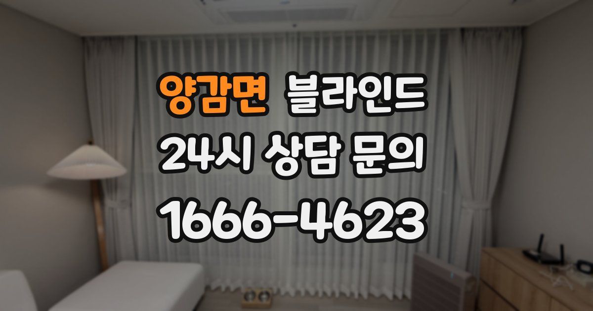 양감면 블라인드