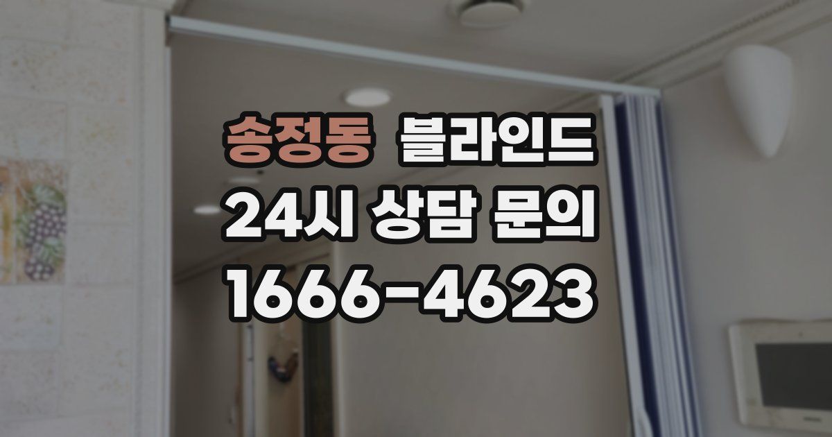 송정동 블라인드