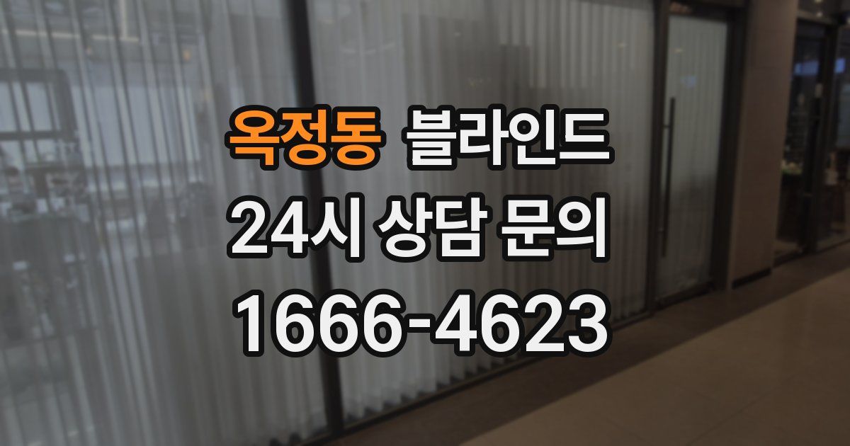 옥정동 블라인드
