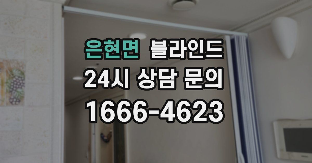 은현면 블라인드