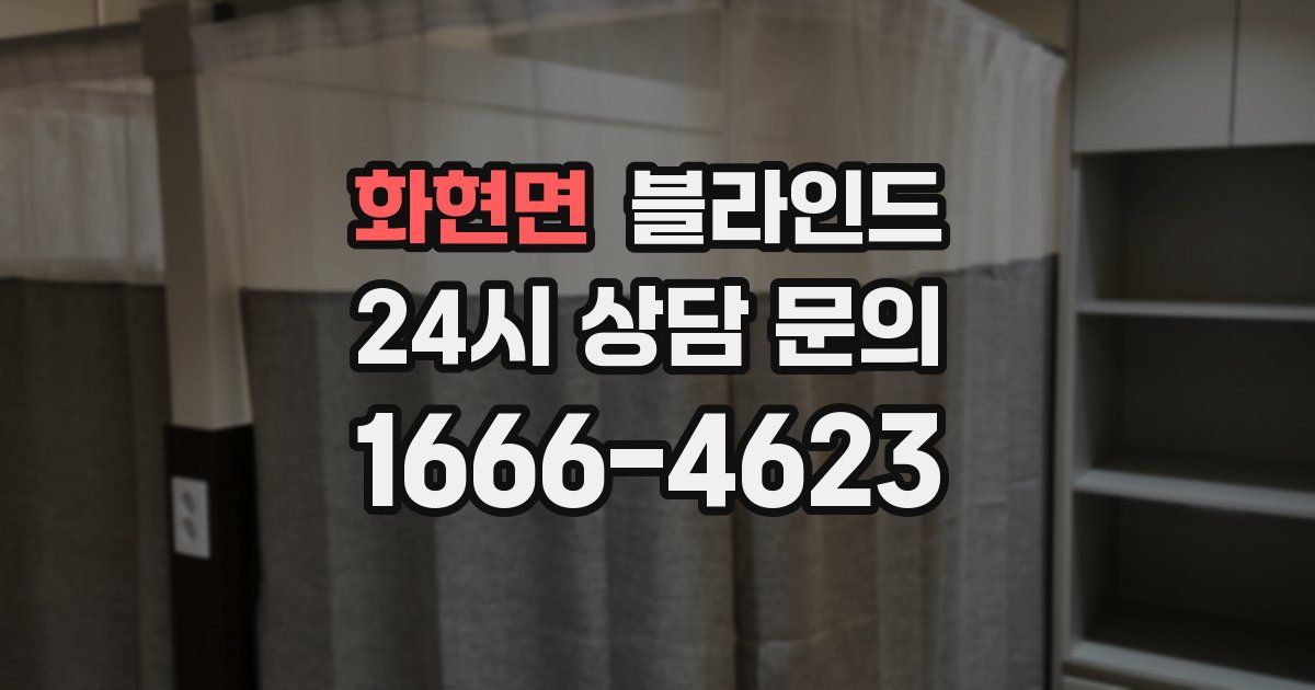 화현면 블라인드