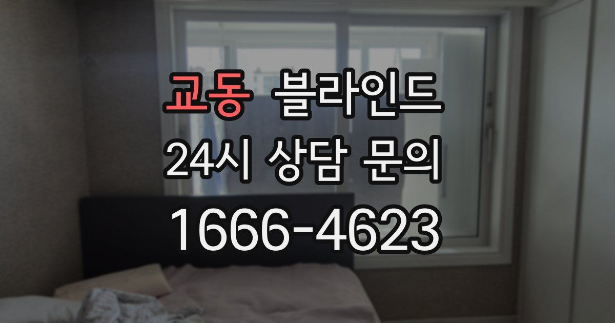 교동 블라인드