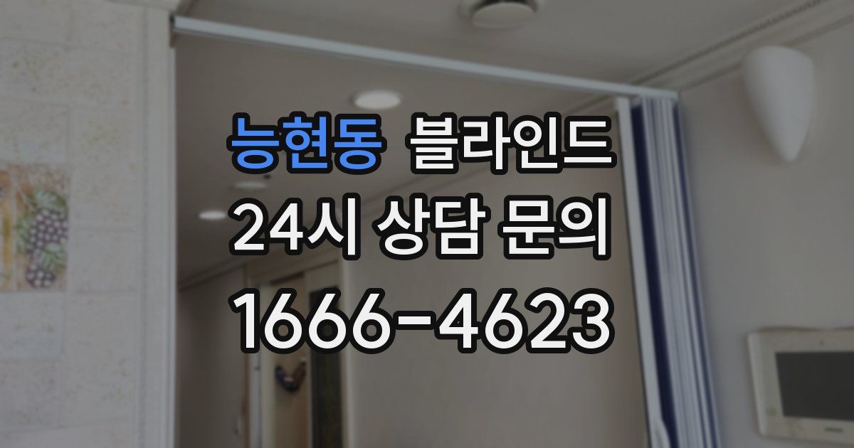 능현동 블라인드