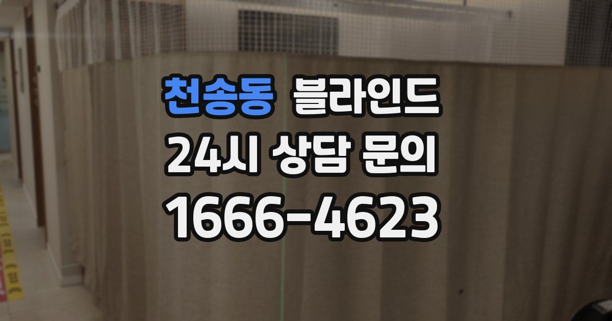 천송동 블라인드