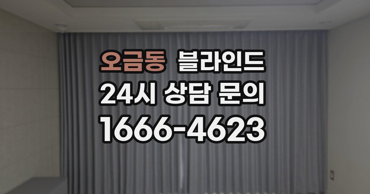 오금동 블라인드