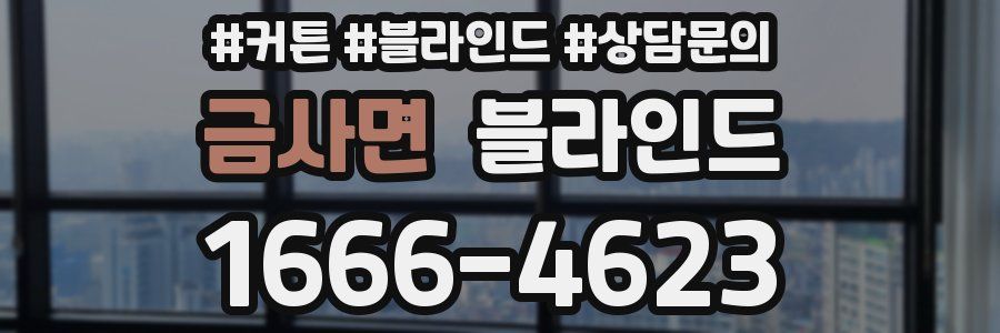 금사면 블라인드