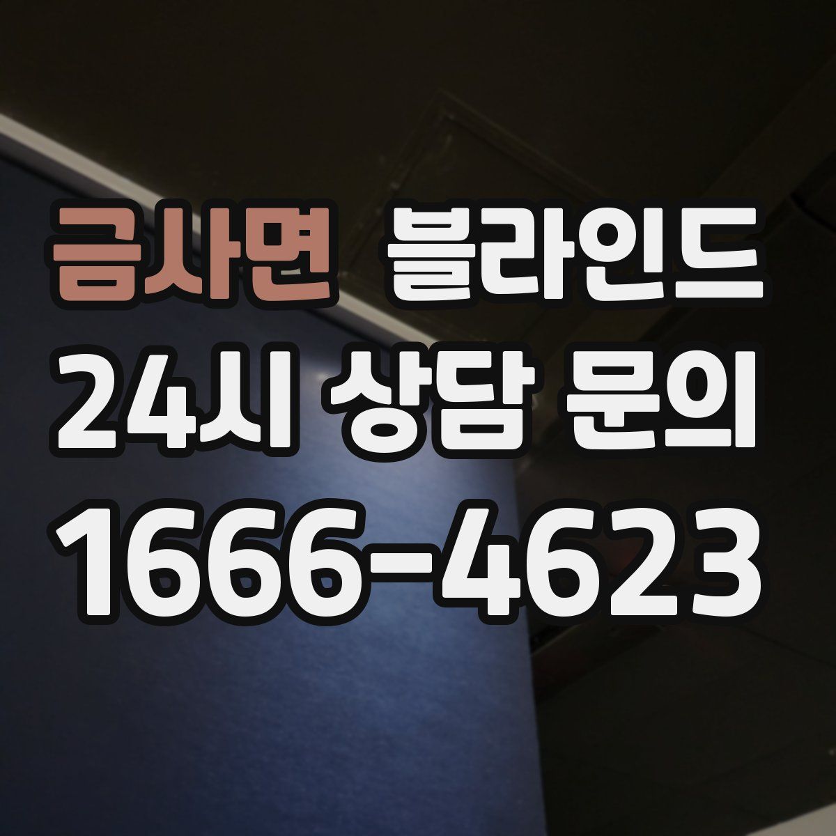 금사면 블라인드