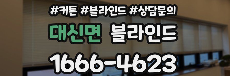 대신면 블라인드