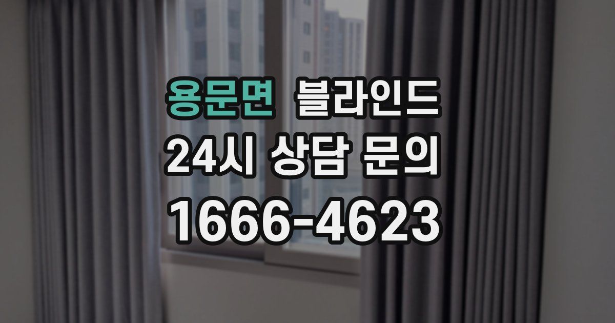 용문면 블라인드