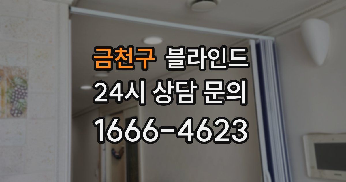 금천구 블라인드