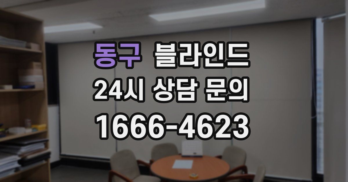 동구 블라인드