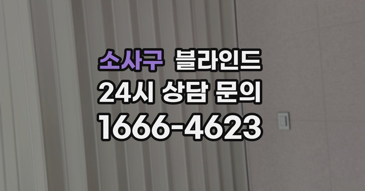 소사구 블라인드