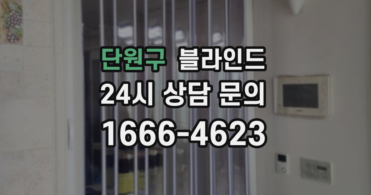 단원구 블라인드