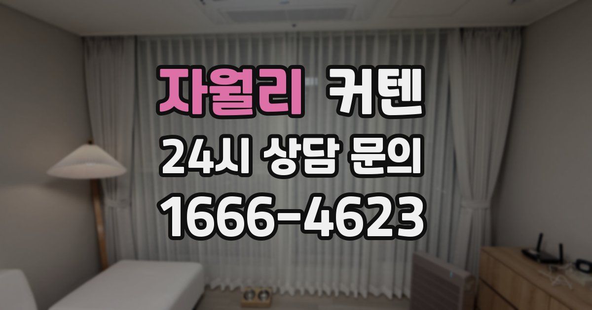 자월리 커텐