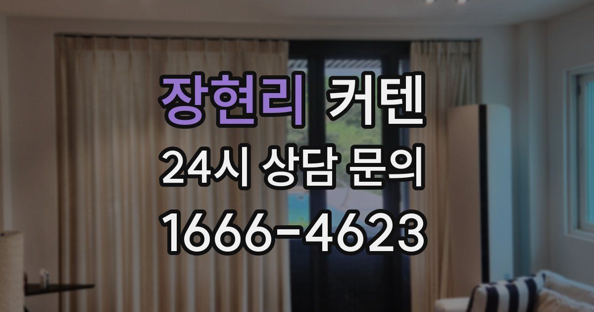장현리 커텐