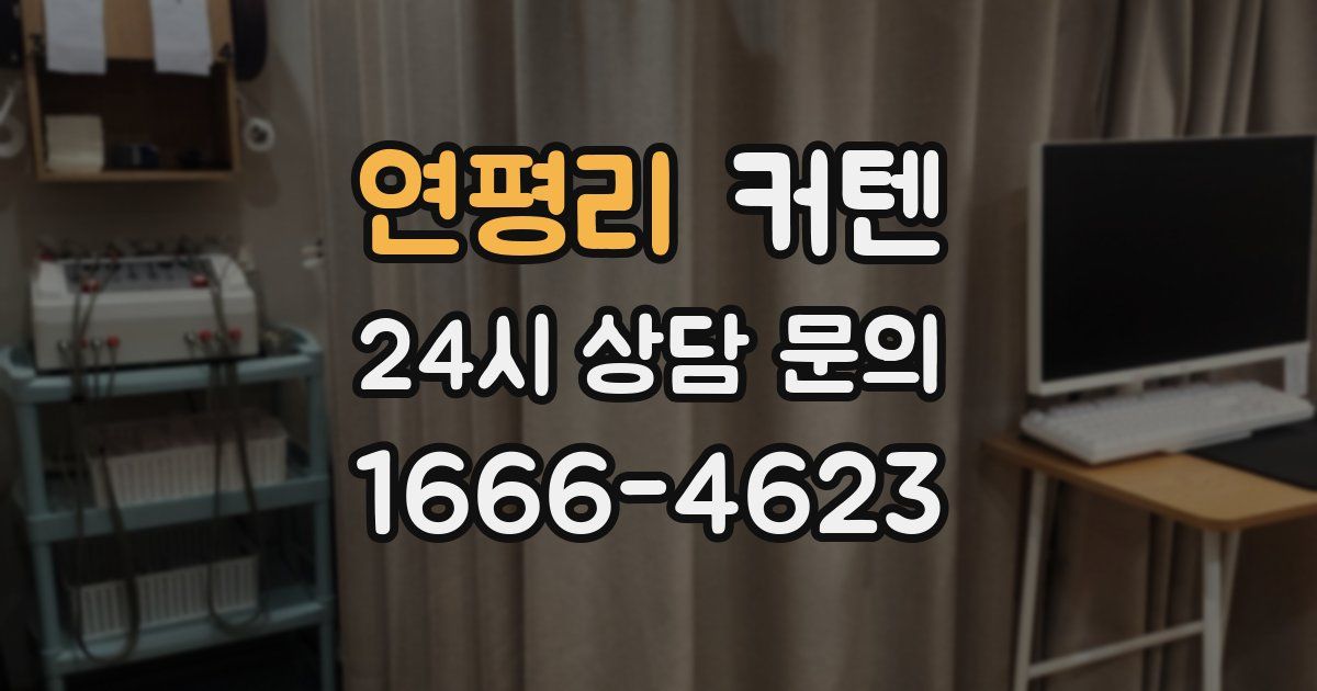 연평리 커텐