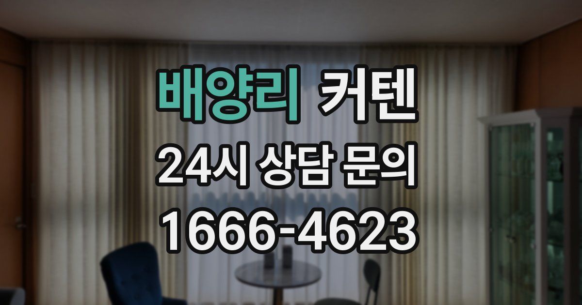 배양리 커텐