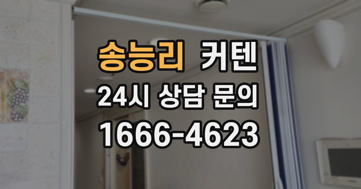 송능리 커텐