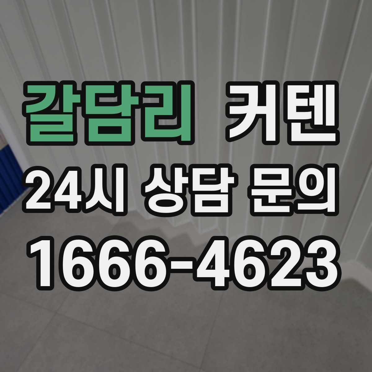 갈담리 커텐