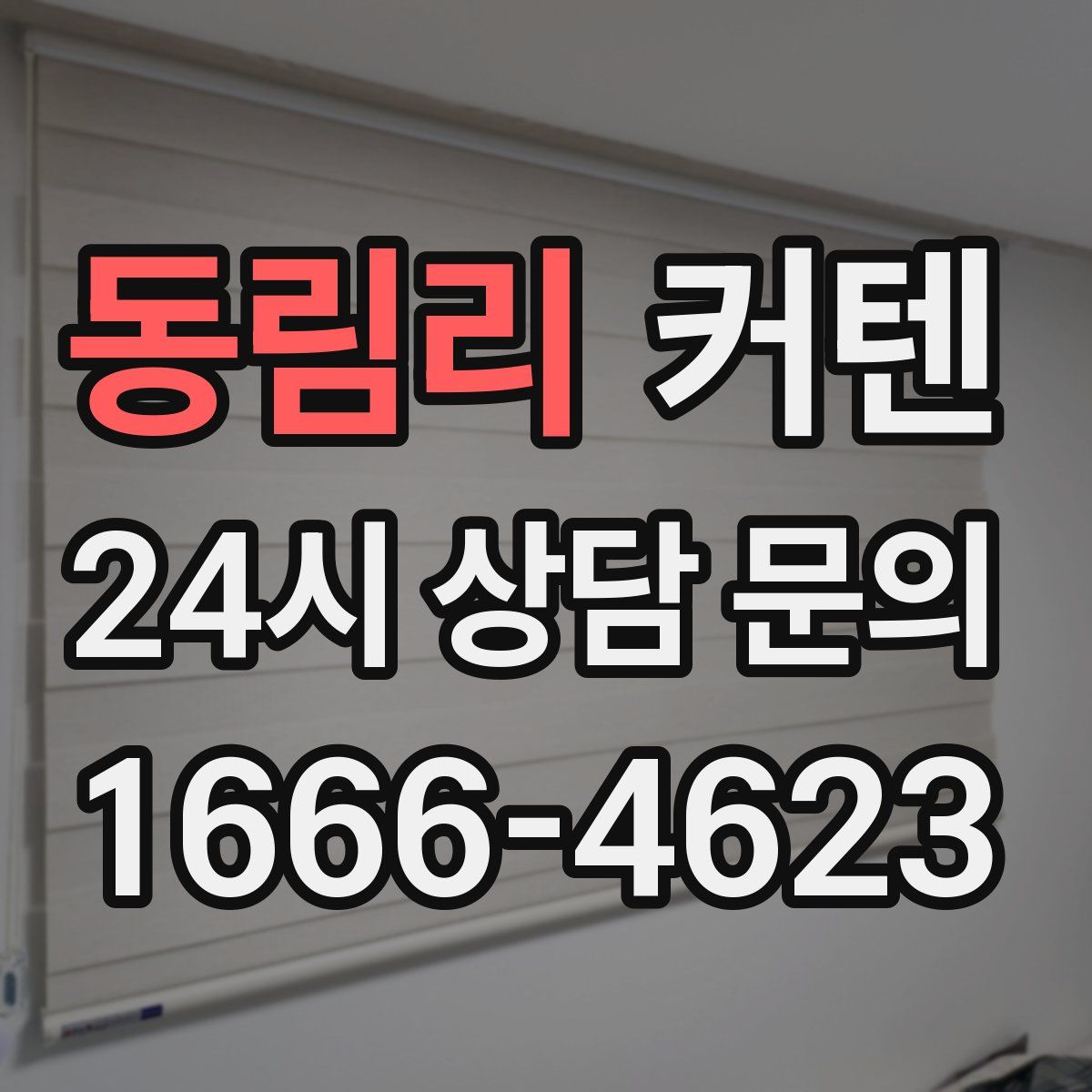 동림리 커텐