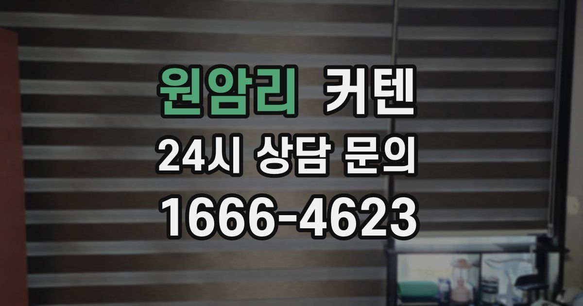 원암리 커텐