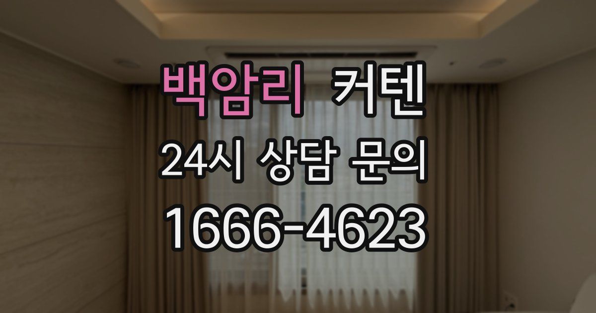 백암리 커텐