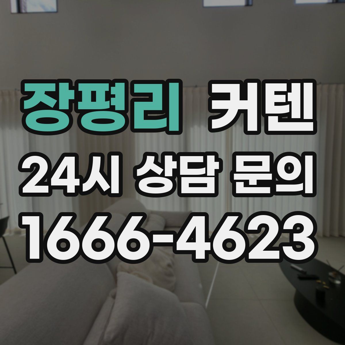 장평리 커텐