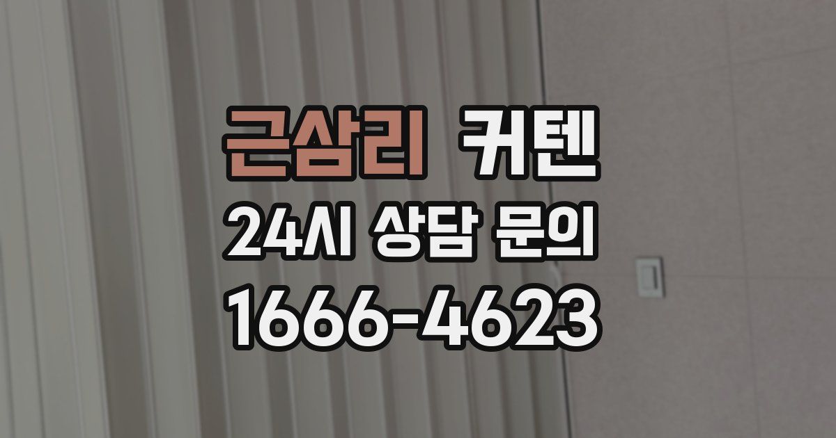 근삼리 커텐