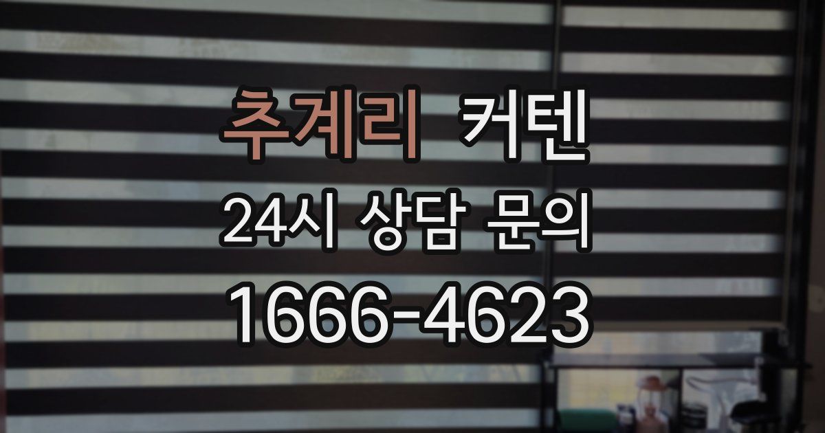 추계리 커텐