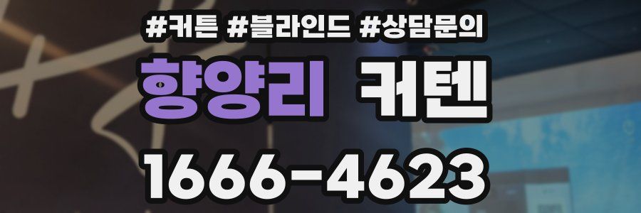 향양리 커텐