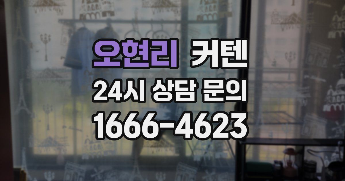 오현리 커텐