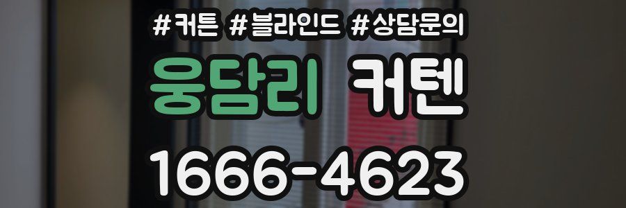 웅담리 커텐