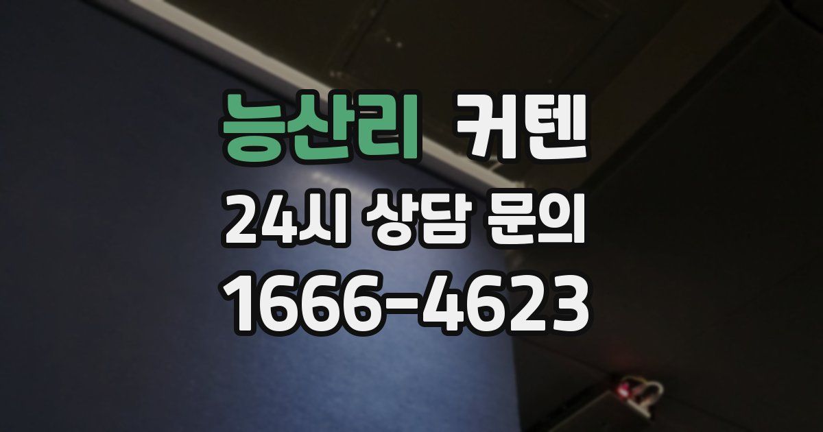 능산리 커텐