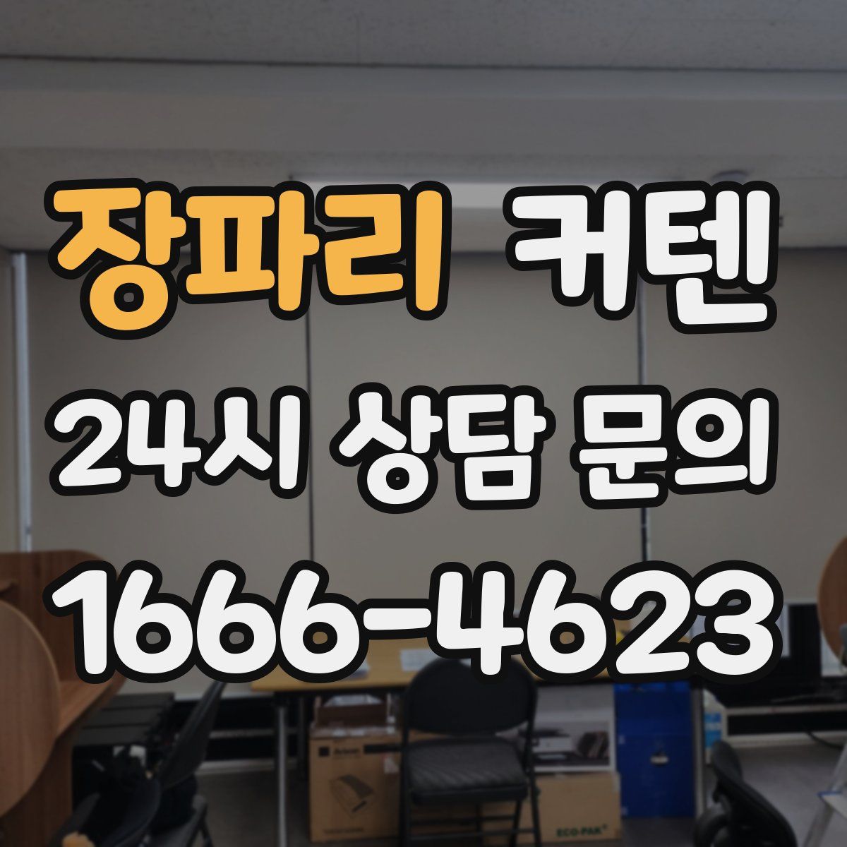 장파리 커텐