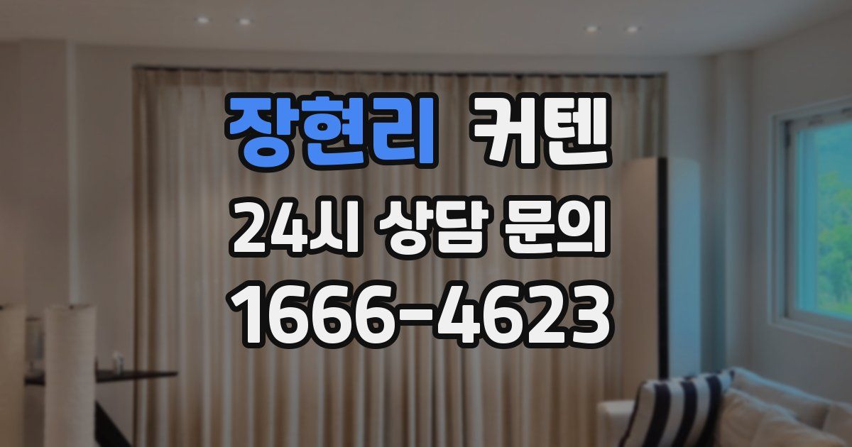 장현리 커텐