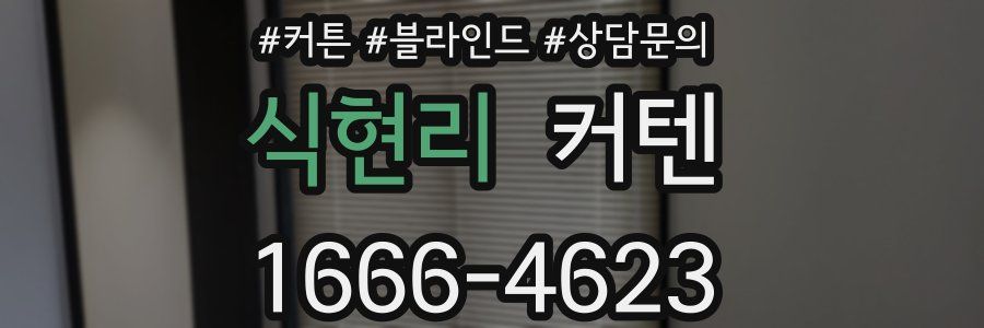 식현리 커텐