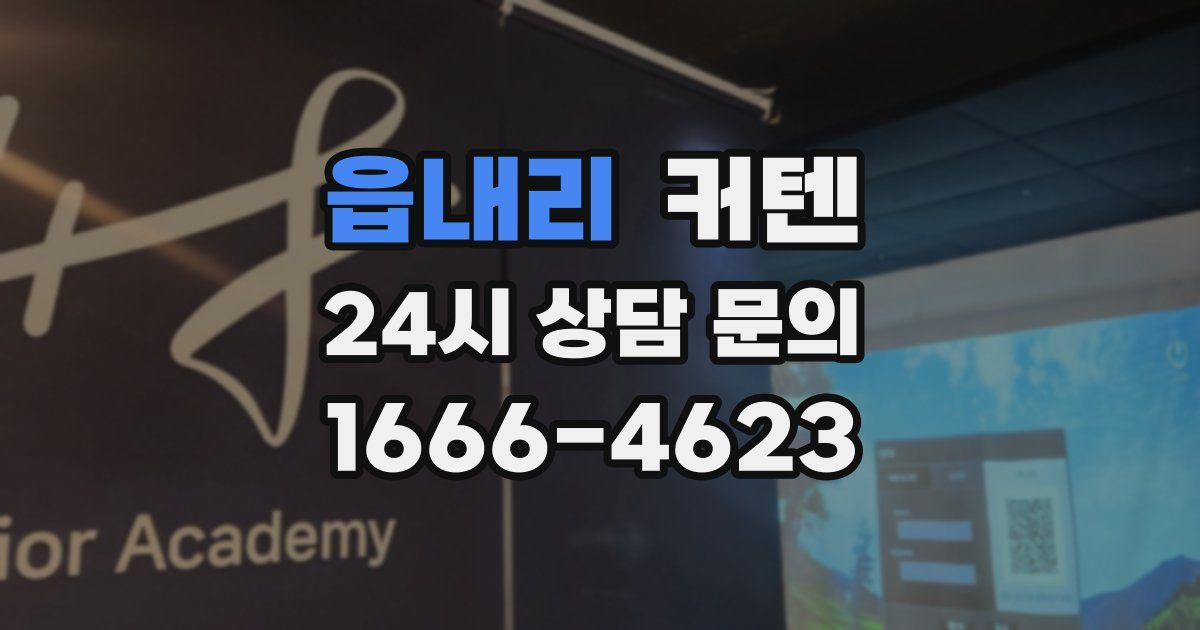 읍내리 커텐