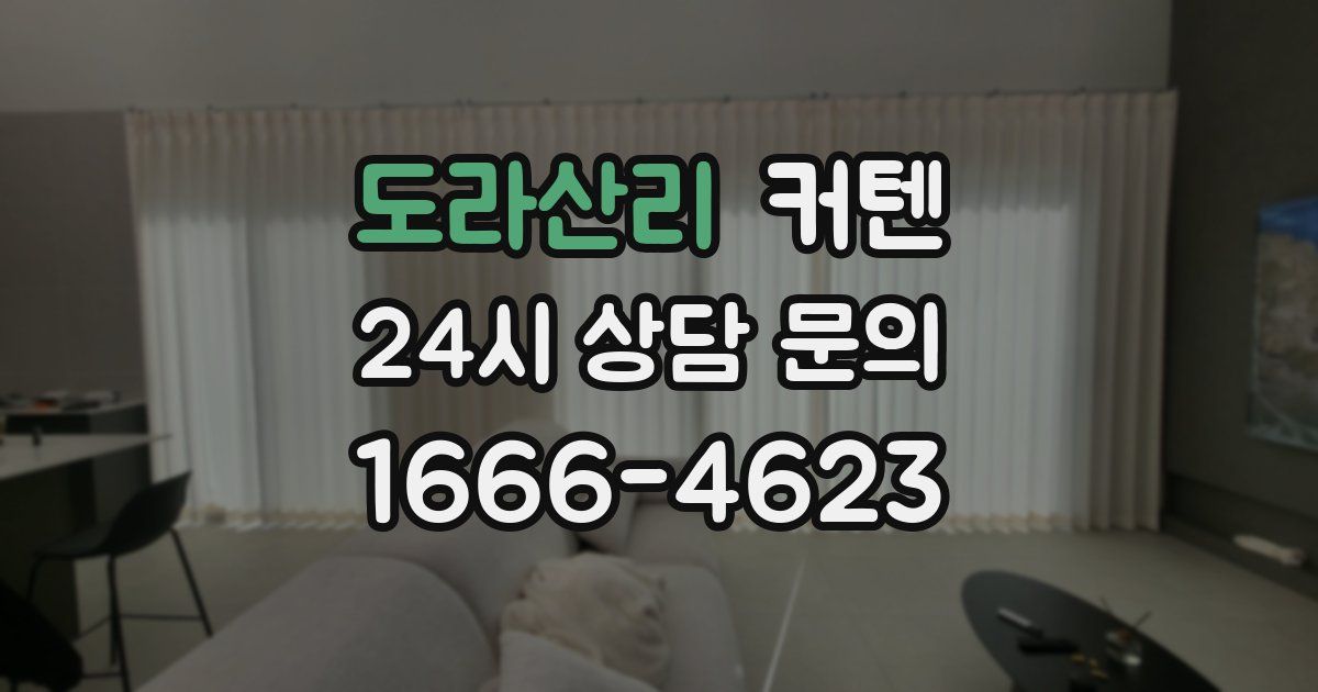 도라산리 커텐