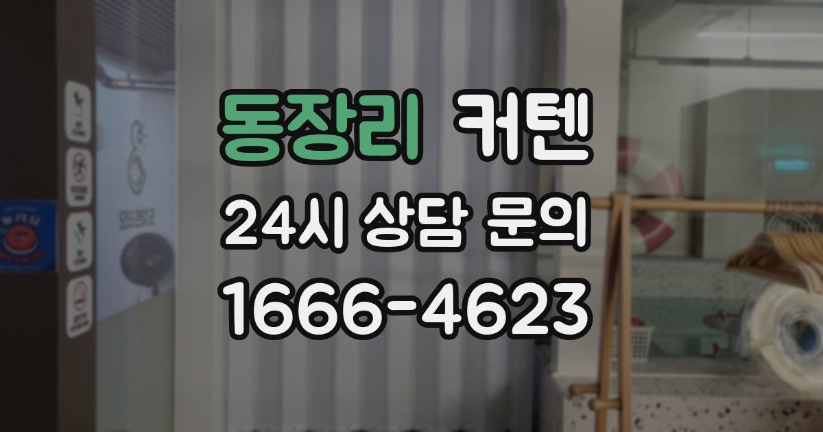 동장리 커텐
