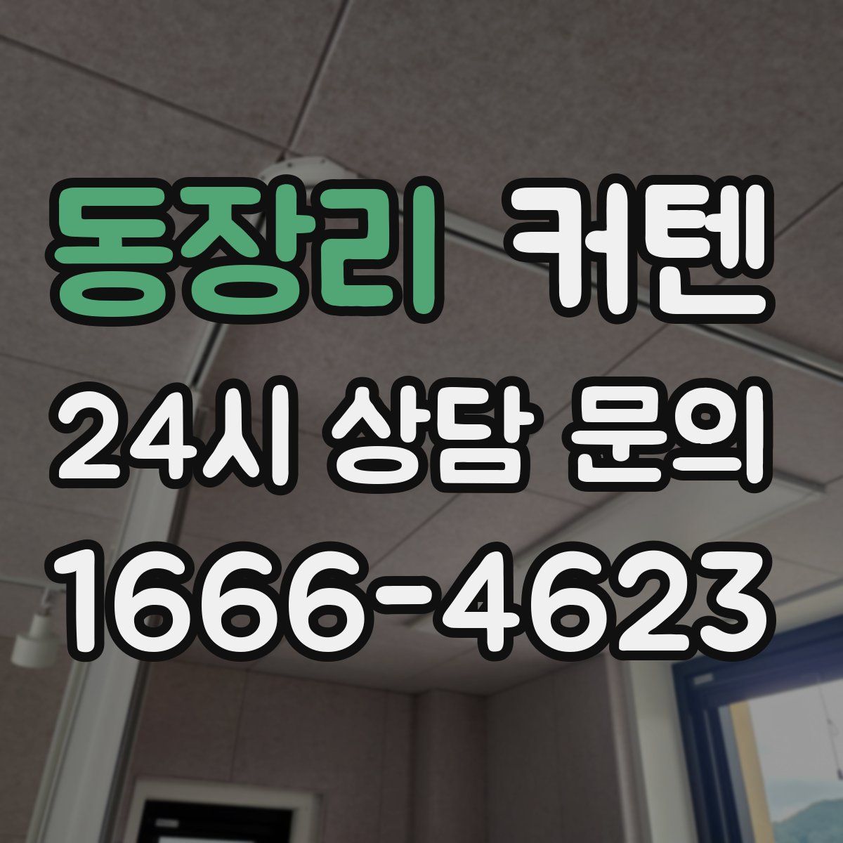 동장리 커텐