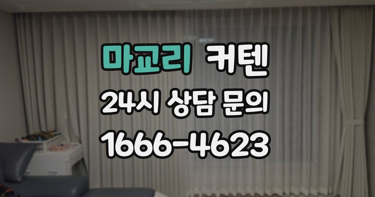 마교리 커텐