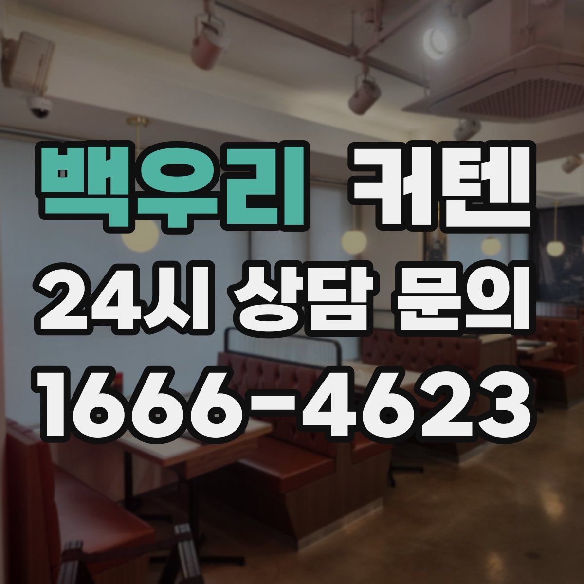 백우리 커텐