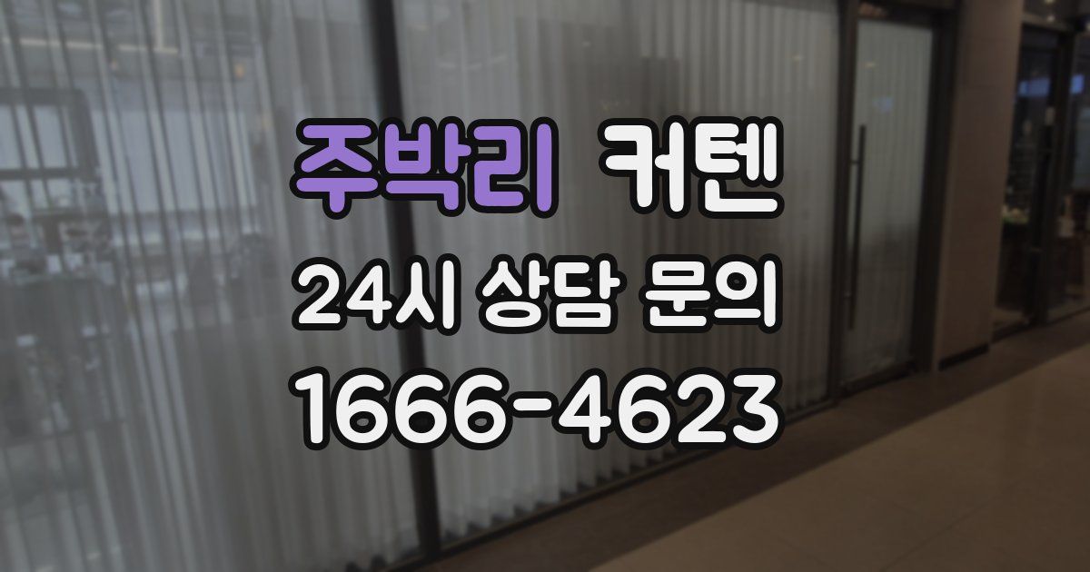 주박리 커텐