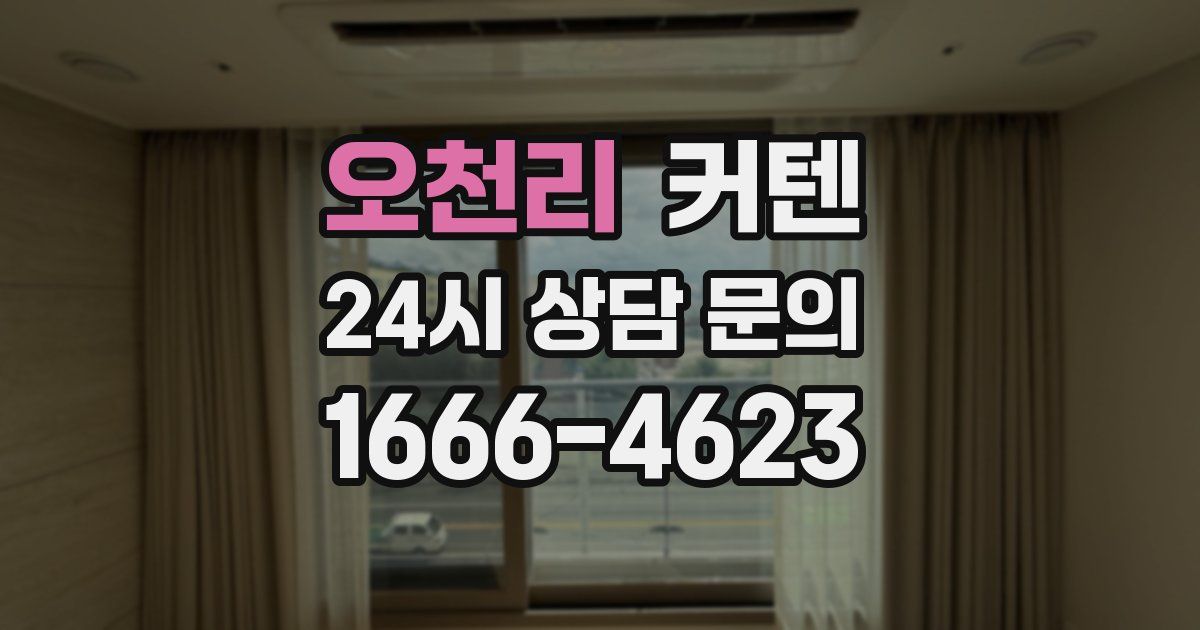 오천리 커텐
