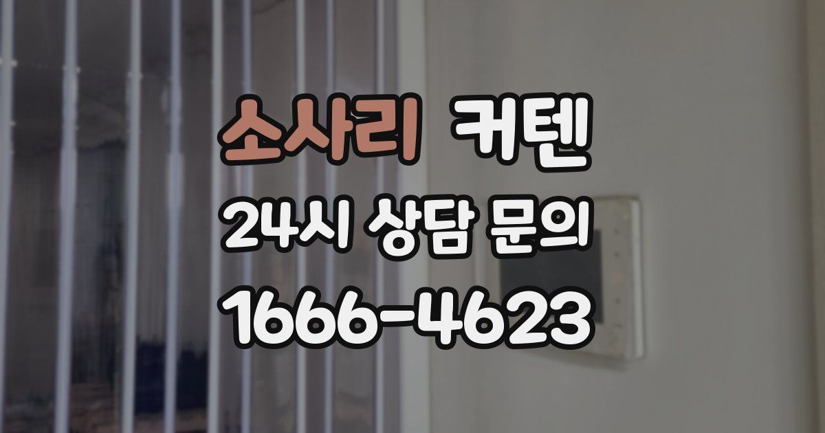 소사리 커텐